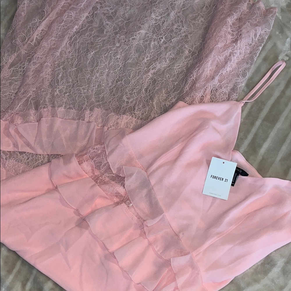 Forever 21 Blush Lace dress (new with tags)